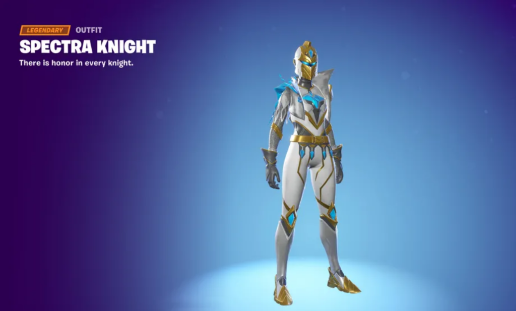 Fortnite OG Season 5 Chapter 1 SPectra Knight Battle Pass Skin Free Skins