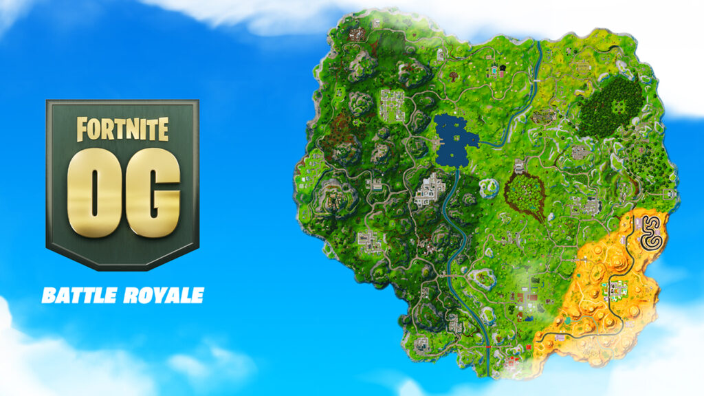 Fortnite OG Season 5 Map Chapter 1 Epic Games Skins